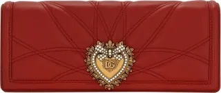 Quilted nappa leather Devotion baguette bag