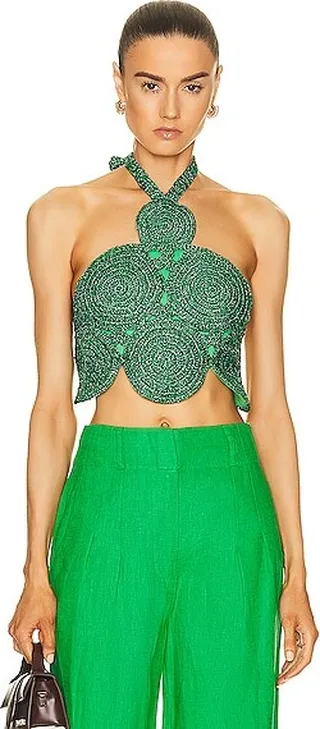 Simon Miller Atlas Halter Top in Green