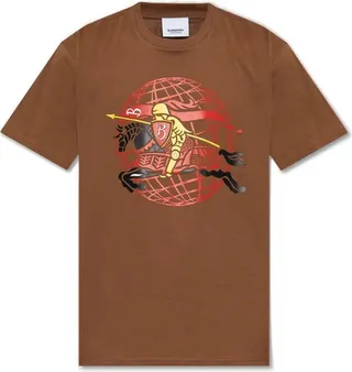 Burberry Graphic Printed Crewneck T-Shirt