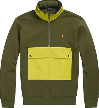 Double-Knit Half-Zip Sweater