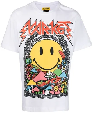 graphic-print cotton T-shirt