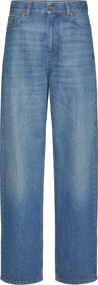 High-Rise Wide-Leg Jeans