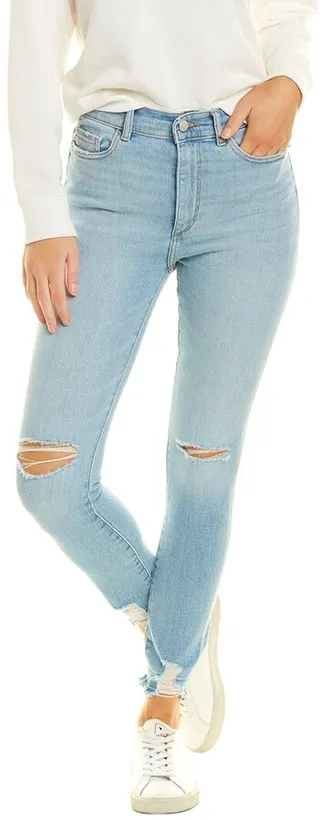 Dl1961 Farrow Baby Blue High-Rise Ankle Jean