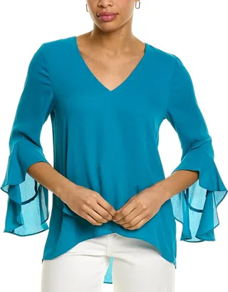 Vince Camuto Flutter Sleeve Tunic