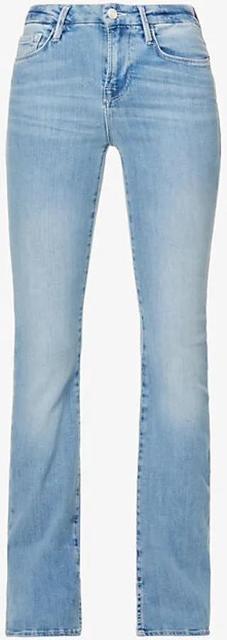 Womens Galeston Le Mini Boot Boot-cut Mid-rise Stretch-organic Denim Jeans
