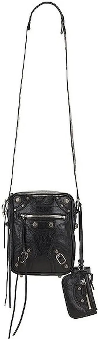 Balenciaga Le Cag Crossbody Bag in Black