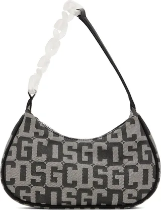 GCDS Black Monogram Bag