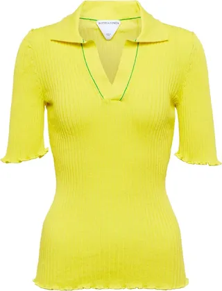 Knitted Polo Top
