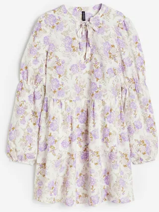 Patterned A-line Dress