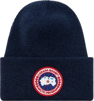Canada Goose Arctic Logo-Patch Knitted Beanie