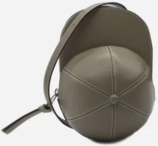 Leather Midi Cap Shoulder Bag