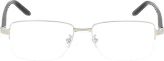 Cartier Rectangle Semi Rimless Glasses