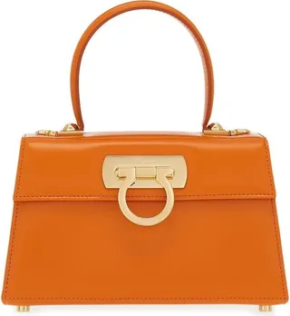 Gancini flip-lock tote
