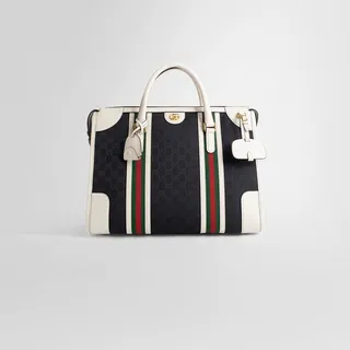 Gucci Unisex Black&white Travel Bags