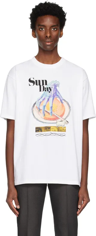 UNDERCOVER White Printed T-Shirt