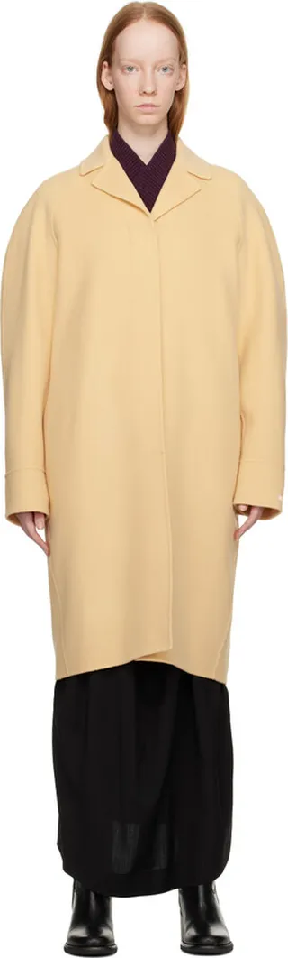 Sportmax Yellow Fernet Coat