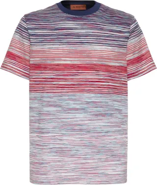 Jersey degradé space dye t-shirt