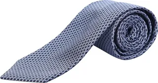 Jacquard Blue Silk Tie
