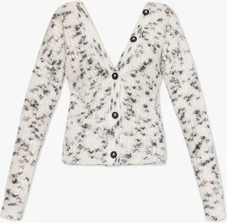 Alanui Spot-Pattern V-Neck Cardigan