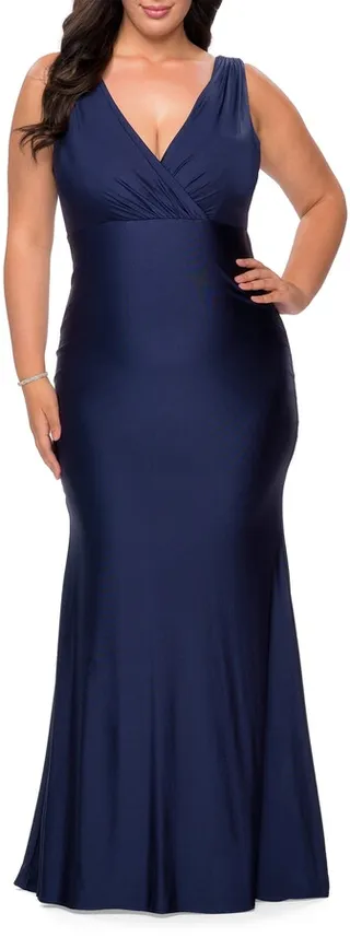 Jersey Trumpet Gown
