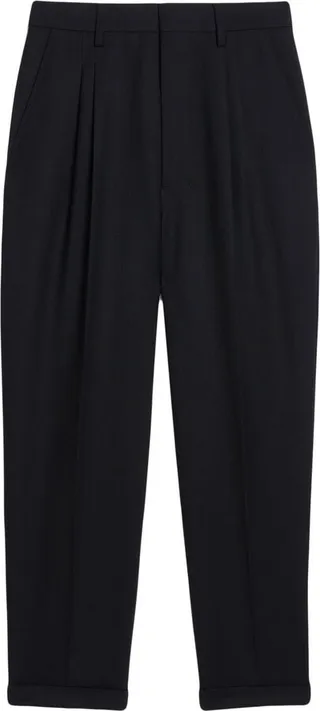 High Waist Cropped Trousers