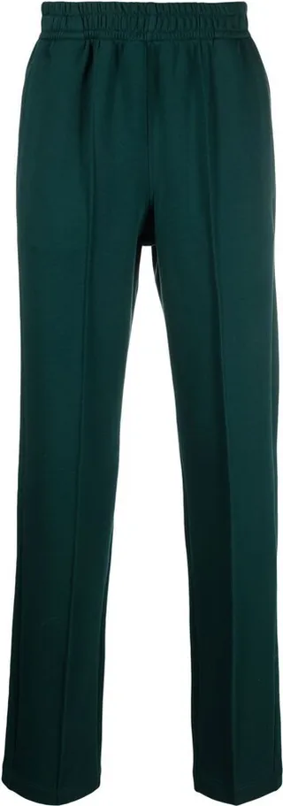 x notRainProof elasticated-waistband straight trousers