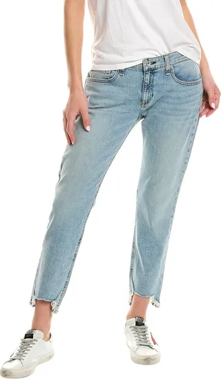 Rag & Bone Dre Thunderbird Low-Rise Slim Boyfriend Jean