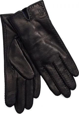 Pickstitched Leather Touch Gloves