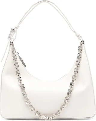 Chain-Link Detail Shoulder Bag