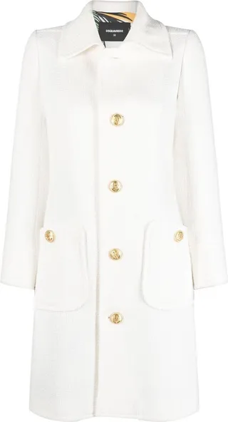 Tailored Single-Breasted Coat