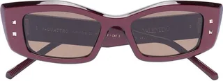 Rectangular-Frame Sunglasses