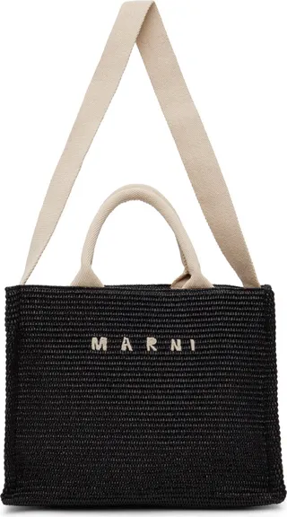 Marni Black Small East West Tote