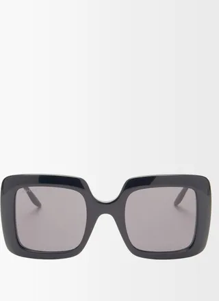 Gg Square Acetate Sunglasses