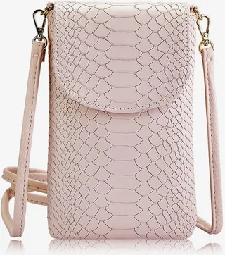 GiGi New York Emmie Phone Crossbody Bag - Nude