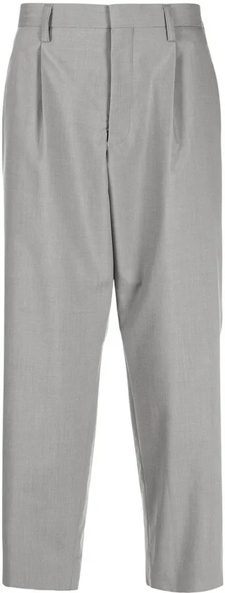 Cropped Cigarette Trousers