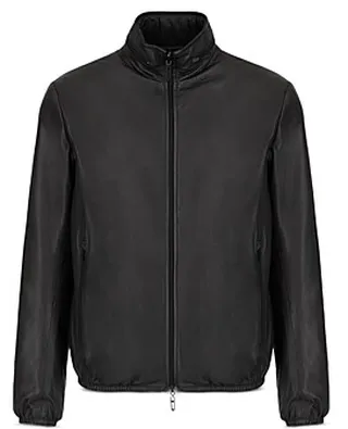 Emporio Armani Reversible Leather to Nylon Jacket