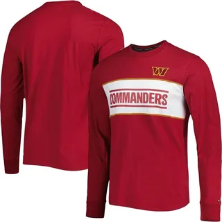 Men's Tommy Hilfiger Burgundy Washington Commanders Peter Team Long Sleeve T-shirt