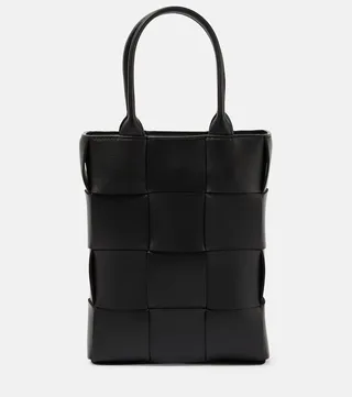 Cassette Mini leather tote bag
