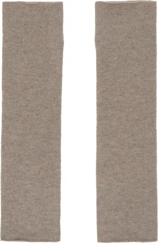 LISA YANG Taupe Aspen Arm Warmers