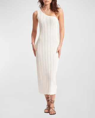 Crochet Knit Midi Dress