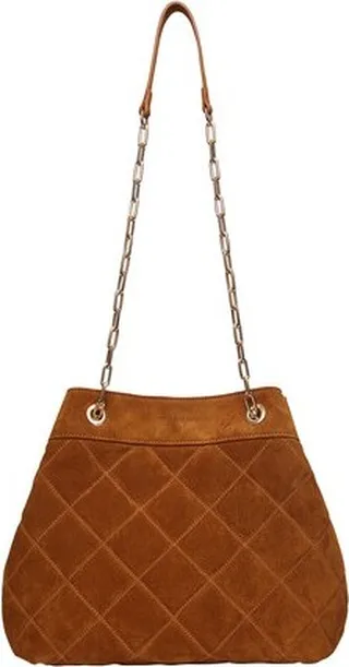 Moon Hobo suede bag