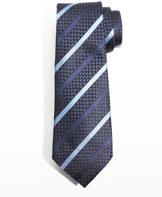 Men's Stripe Silk Tie
