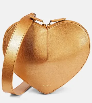 Le Coeur leather shoulder bag