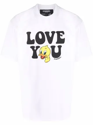 graphic-print cotton T-shirt