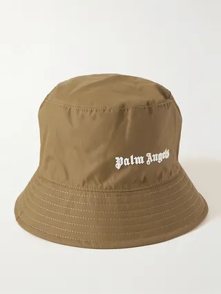 Logo-Detailed Shell Bucket Hat