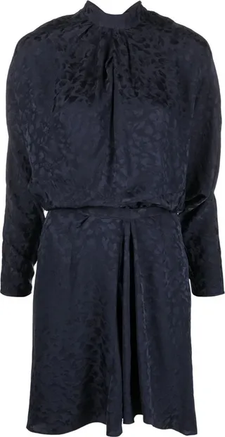 Ritas jacquard silk dress