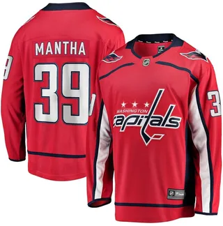 Men's Fanatics Branded Anthony Mantha Red Washington Capitals Home Premier Breakaway Player Jersey