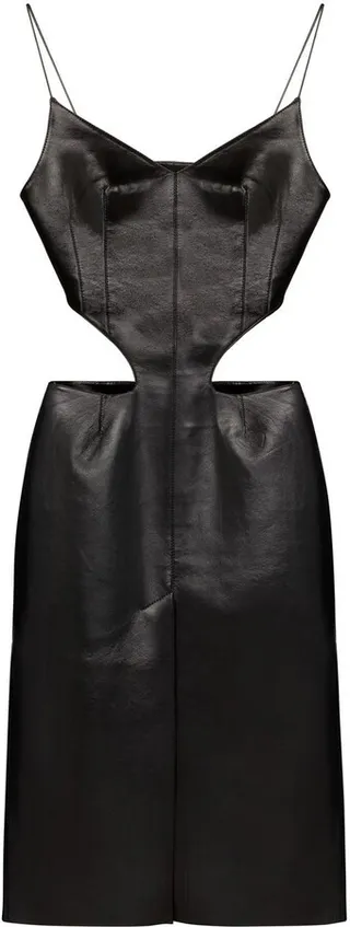 Cut-Out Midi Dress