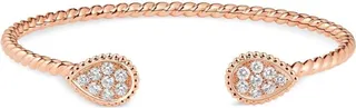 18kt rose gold Serpent Bohème diamond bracelet