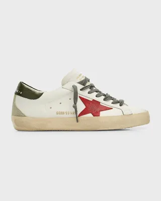 Men's Superstar Leather Low-Top Sneakers
